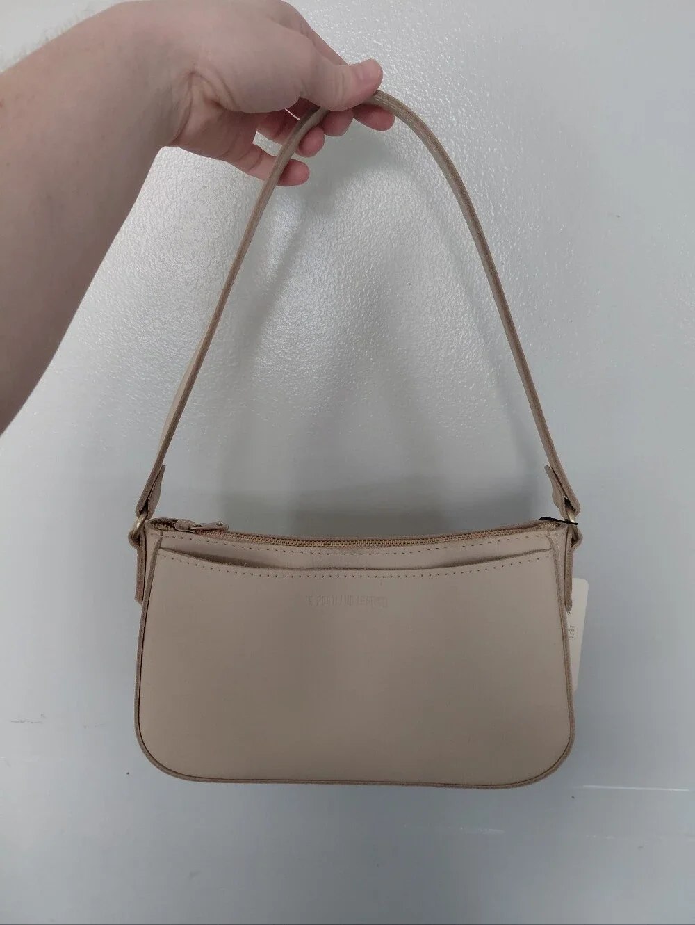 Portland Leather Goods Bone Lucy Shoulder Bag Purse NWT